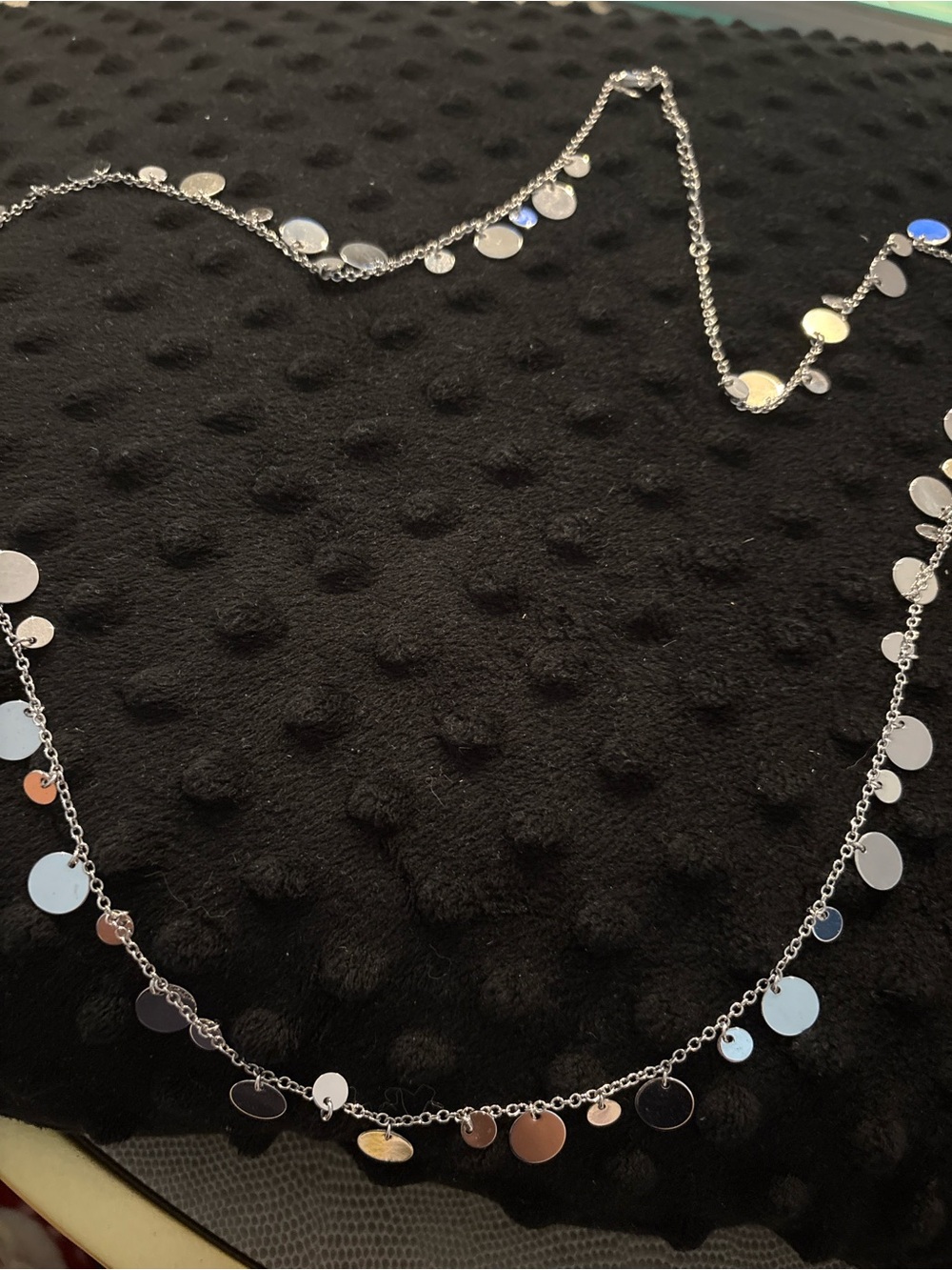 Lia Sophia. Silver Disc Chain Necklace - Women Jewelry